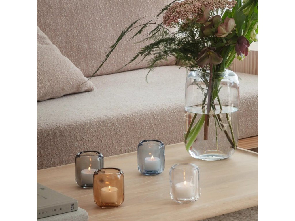 Eva Solo Värmeljushållare ACORN set i 2 delar, rosa