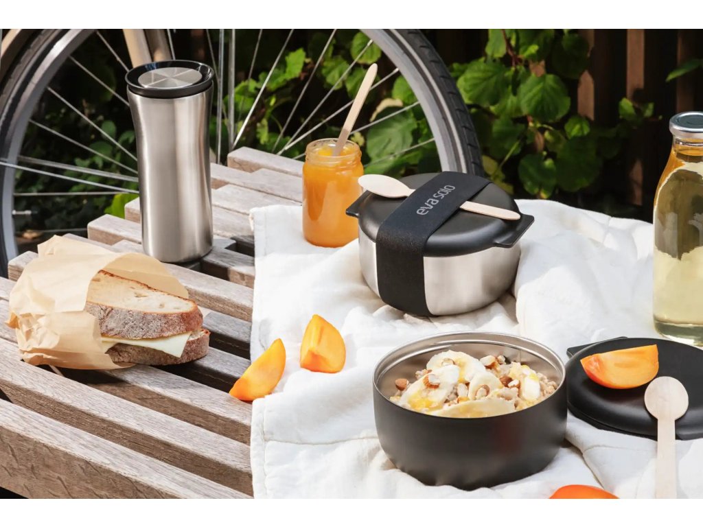 Eva Solo Matlåda TO GO, 750 ml, svart, rostfritt stål