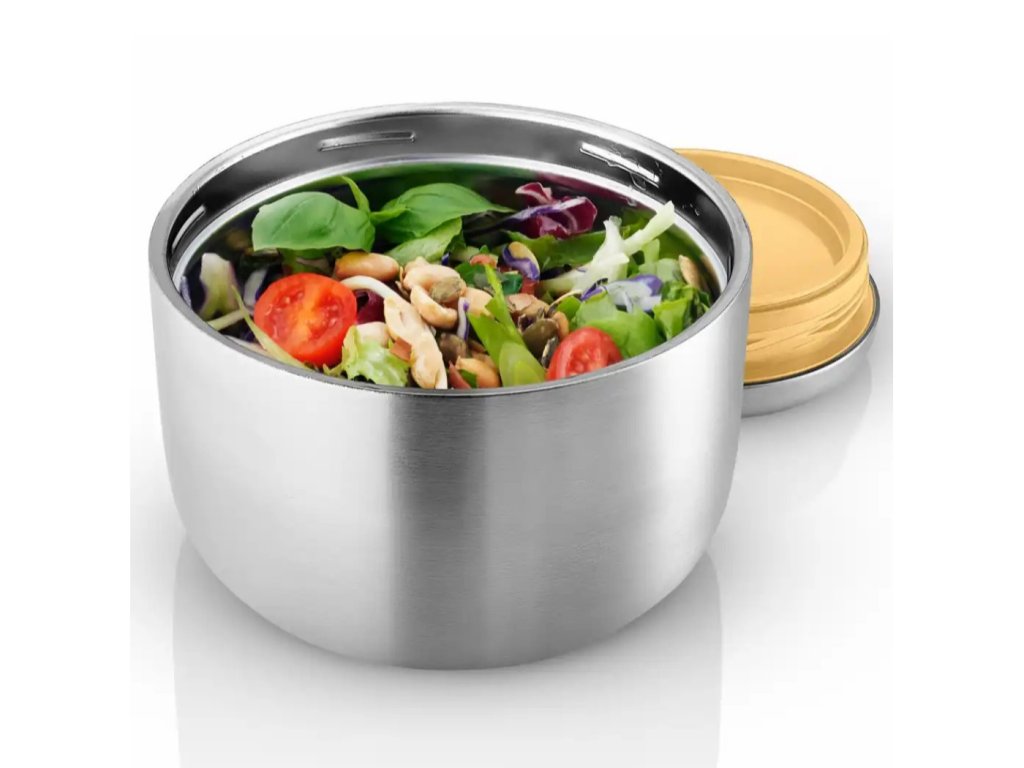 Eva Solo Termosburk TO GO 710 ml, silver/gul, rostfritt stål
