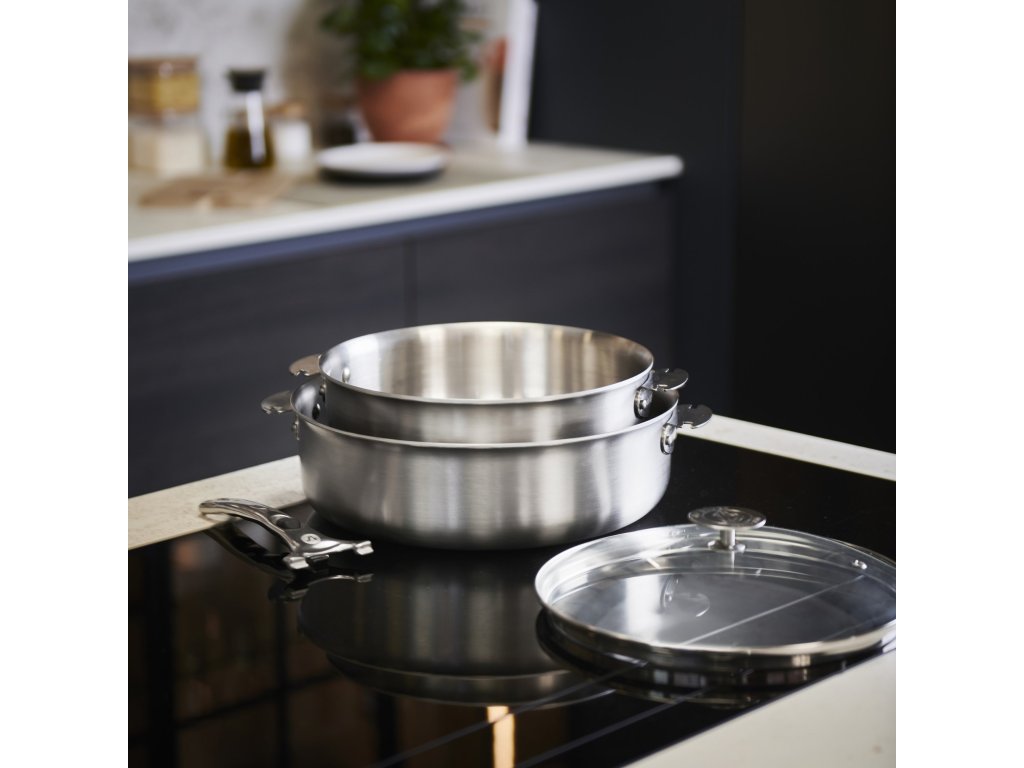 de Buyer Stekpanna ALCHIMY LOQY 24 cm, silver, rostfritt stål