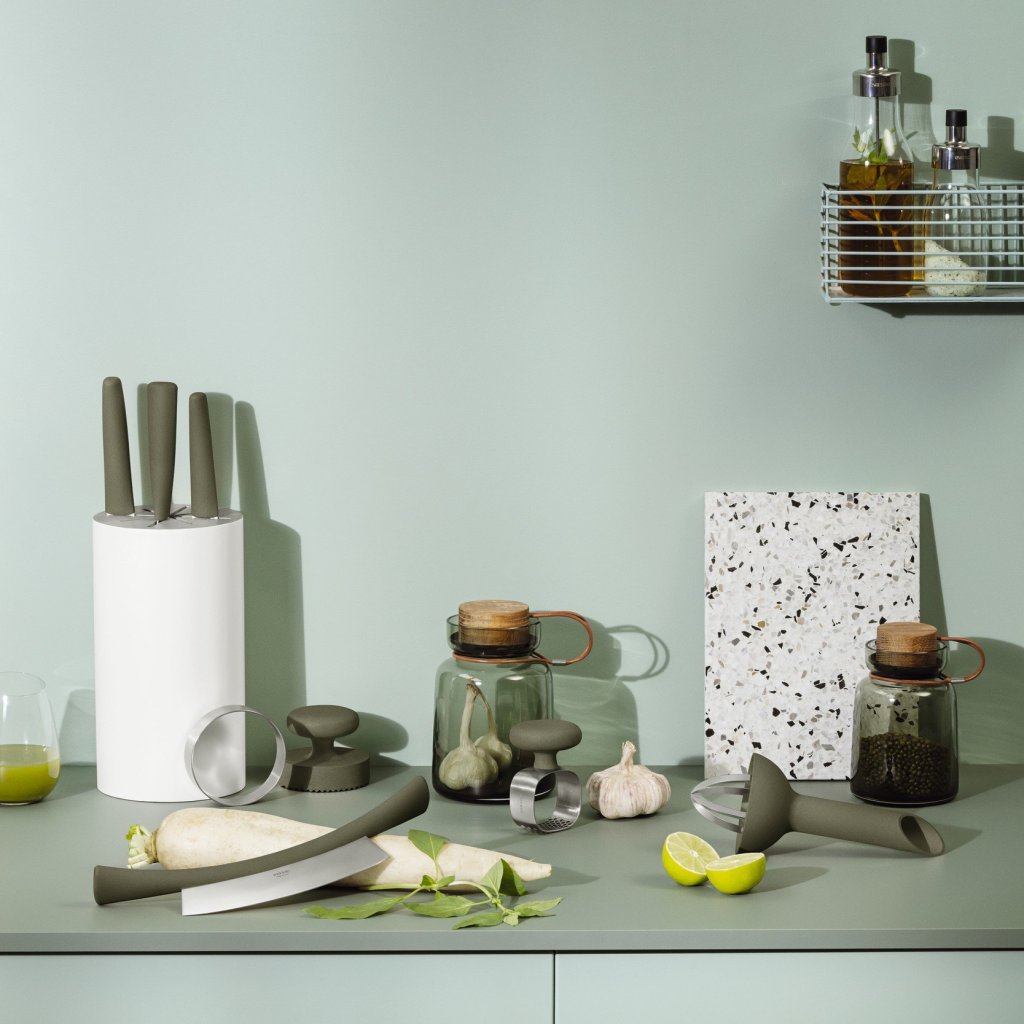 Eva Solo Vitlöksstöt GREEN TOOL 9 cm, grön, rostfritt stål/plast