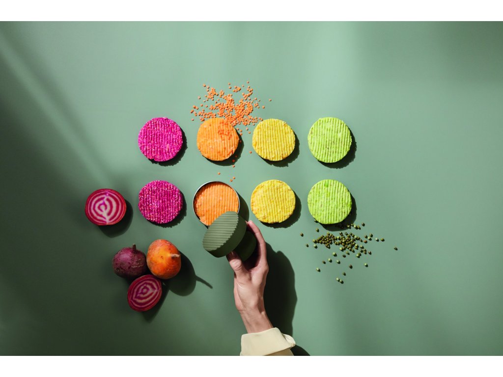 Eva Solo Hamburgerpress GREEN TOOL 9 cm, grön, rostfritt stål/plast