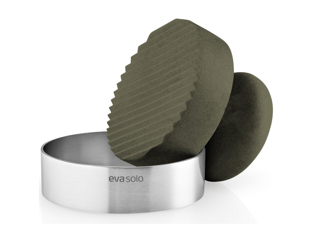 Eva Solo Hamburgerpress GREEN TOOL 9 cm, grön, rostfritt stål/plast