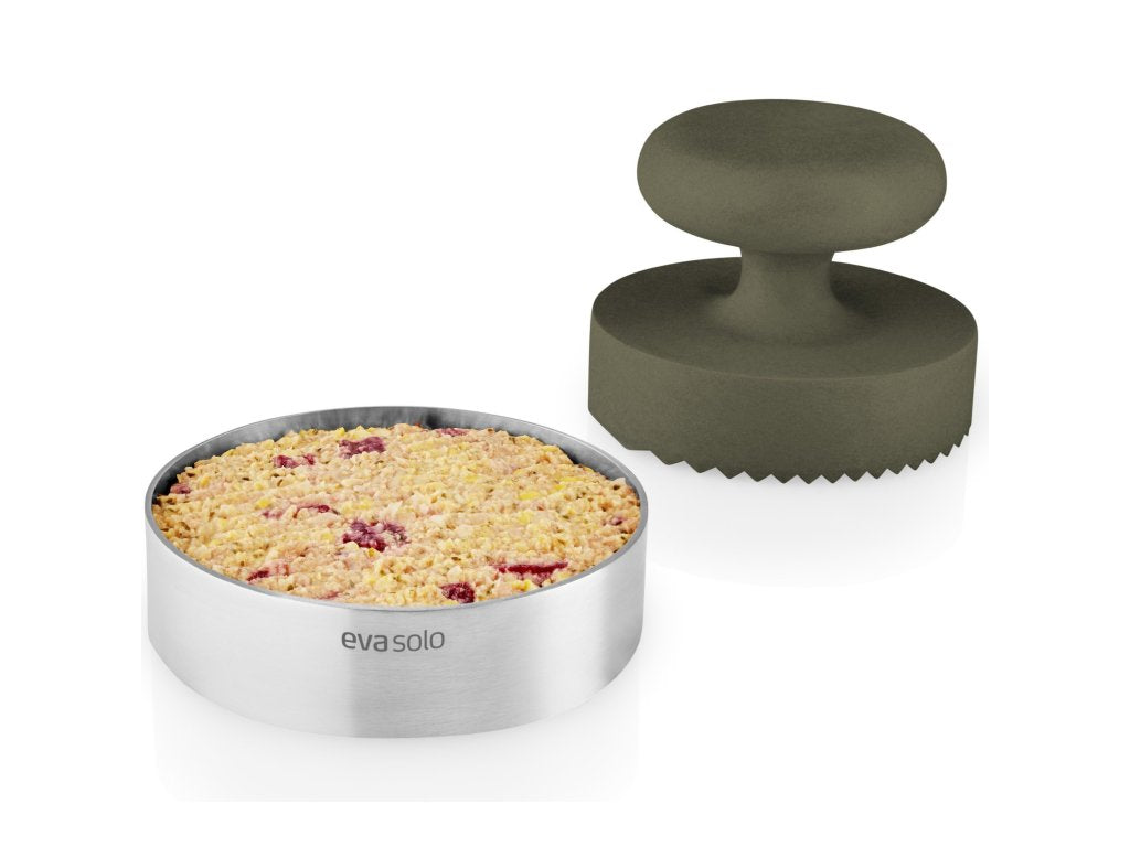 Eva Solo Hamburgerpress GREEN TOOL 9 cm, grön, rostfritt stål/plast