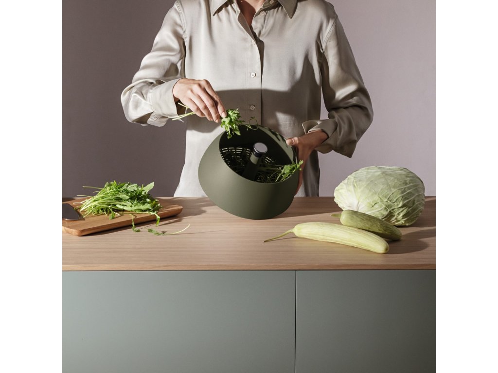 Eva Solo Snurrande durkslag GREEN TOOL 24 cm, grön, rostfritt stål/plast