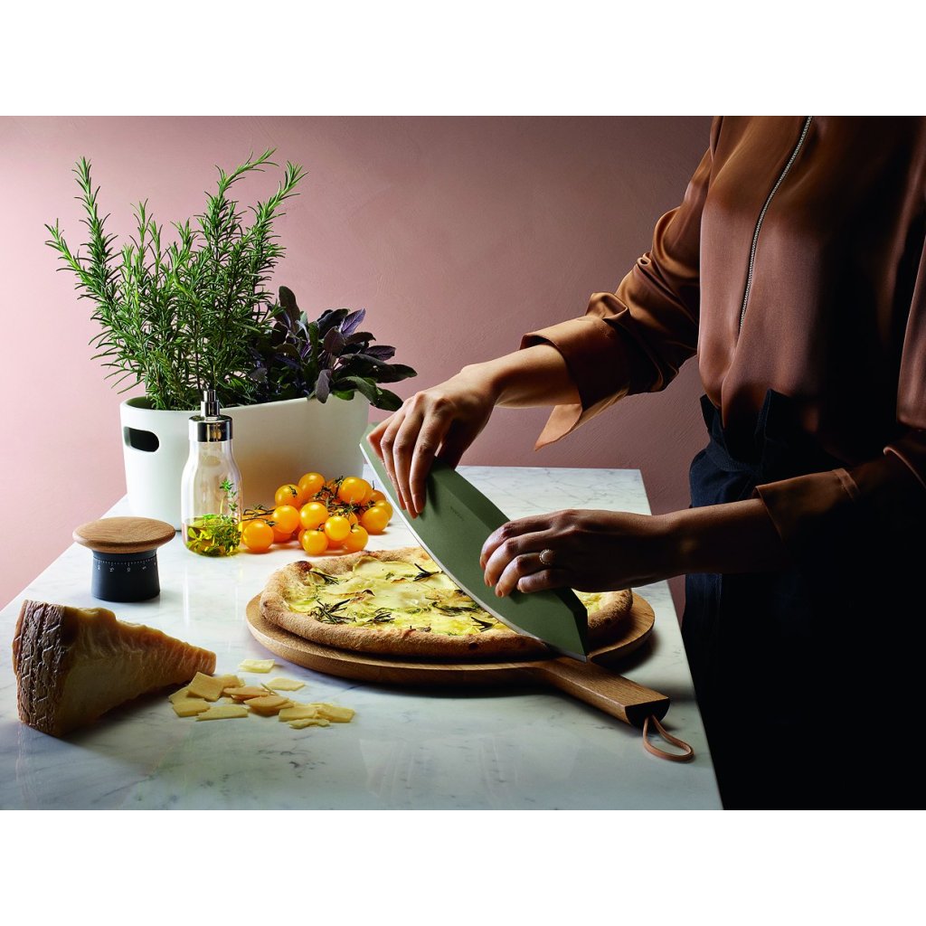 Eva Solo Pizza- och örtkniv GREEN TOOL 37 cm, grön, stål/plast