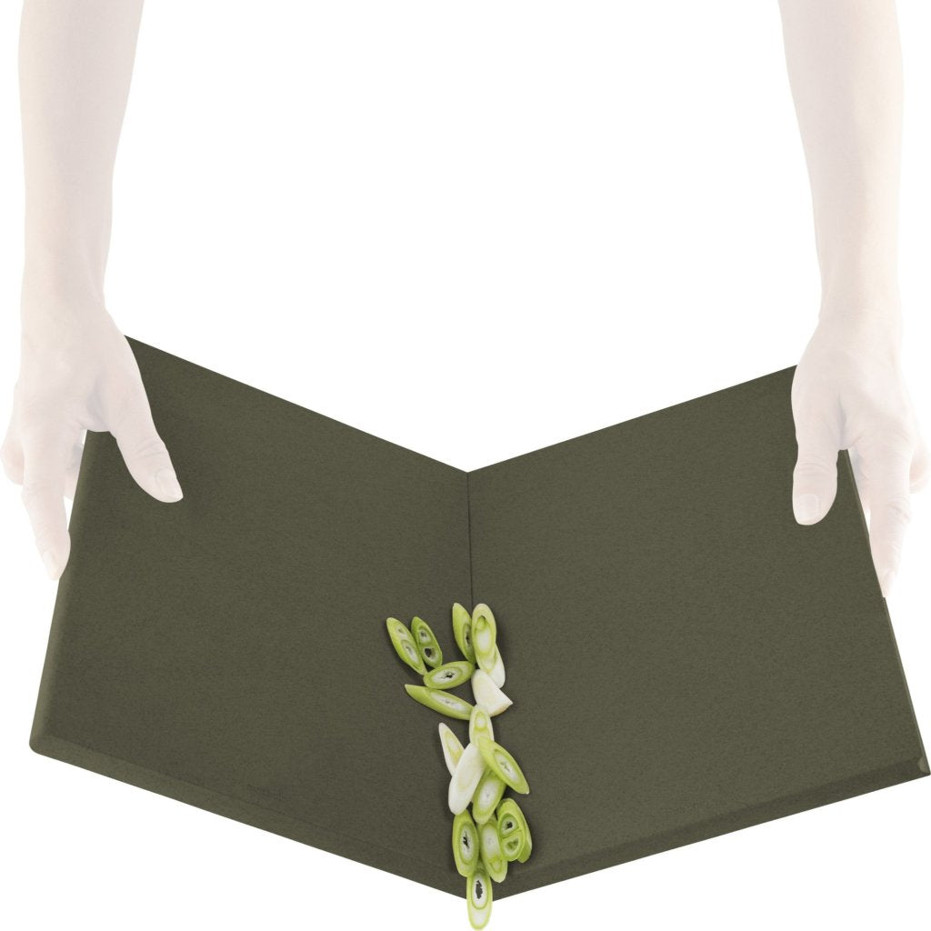 Eva Solo Skärbräda DOUBLE UP GREEN TOOL 29,5 x 43 cm, magnetisk, grön, plast