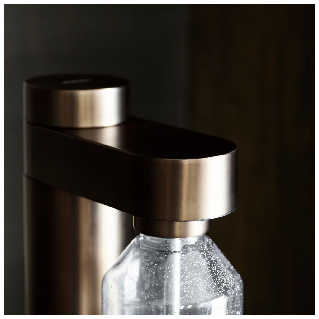 Stelton Kolsyremaskin BRUS 42 cm, brun metallic, rostfritt stål Stelton