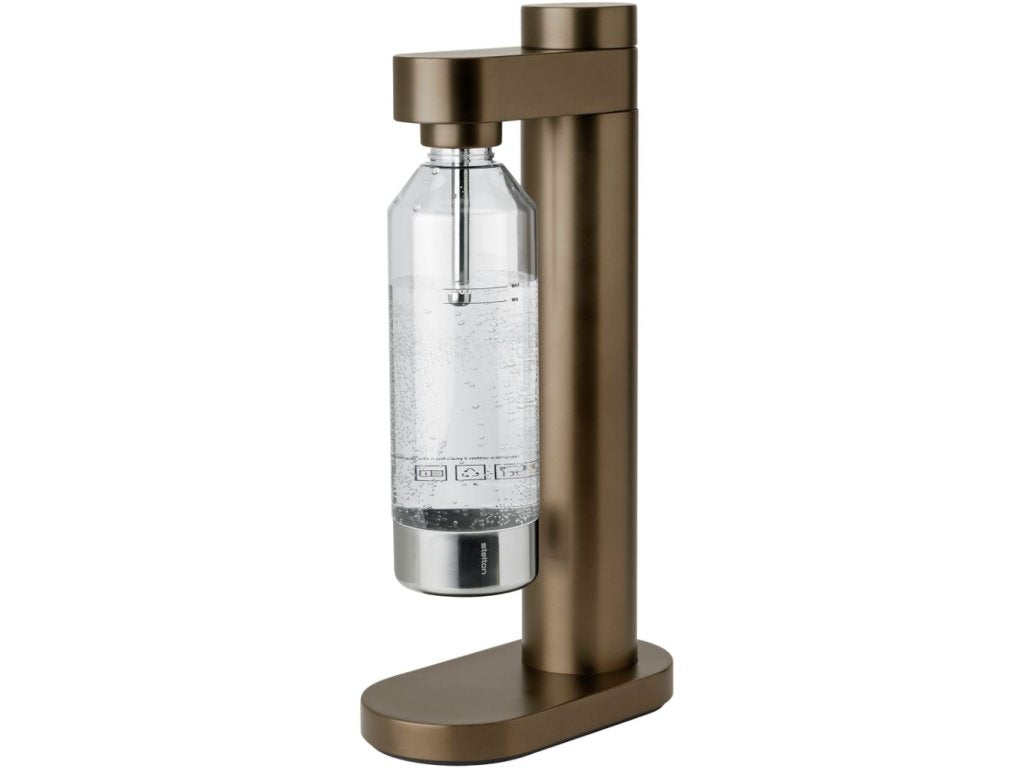 Stelton Kolsyremaskin BRUS 42 cm, brun metallic, rostfritt stål Stelton