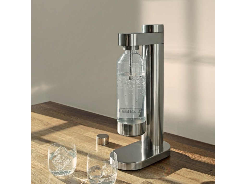 Stelton Kolsyremaskin BRUS 42 cm, silver, rostfritt stål