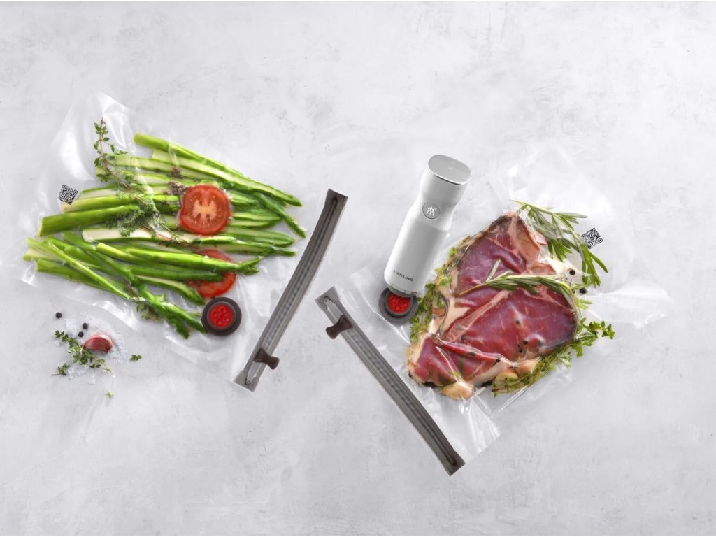 ZWILLING Vakuumförpackningar för livsmedel FRESH & SAVE S, set i 10, klar, plast, Zwilling