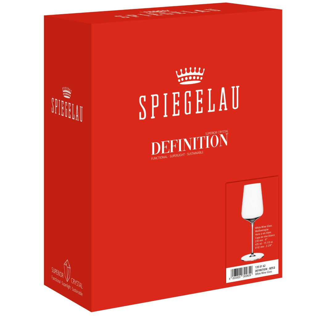 Spiegelau Vitvinsglas DEFINITION, set i 2, 435 ml, klara