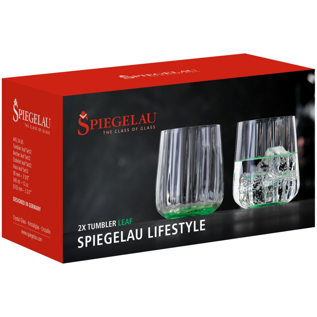 Spiegelau Vattenglas LIFESTYLE, set i 2, 340 ml, grönt