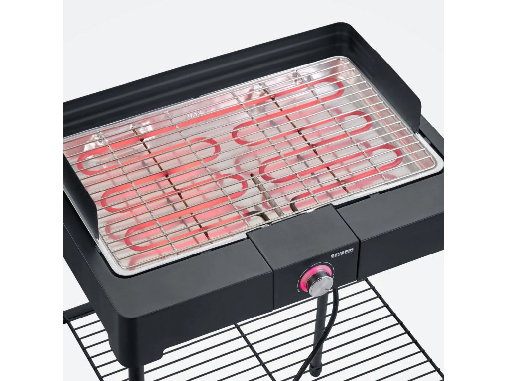 Severin Elektrisk grill PG 8566 98 cm, stående, svart