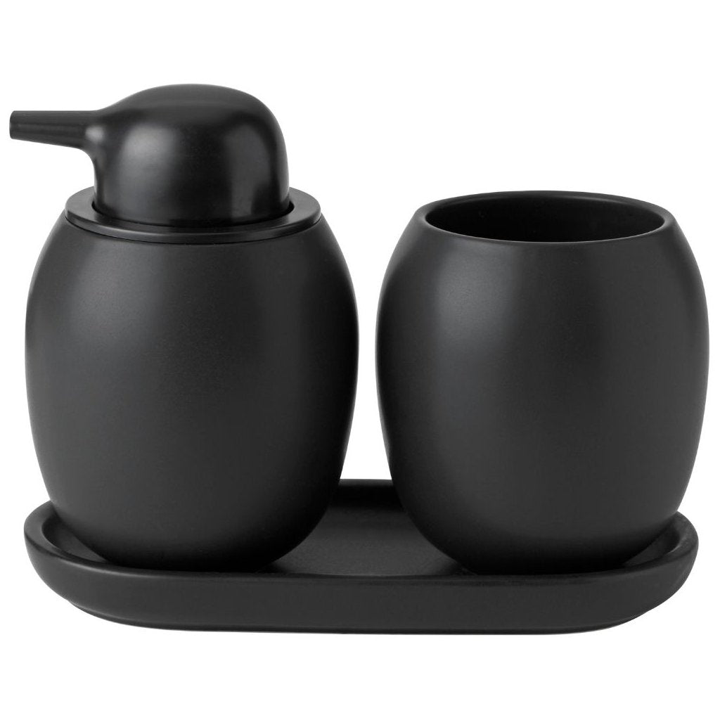 Stelton Nyckelbricka FJORD 18 cm, svart, stengods