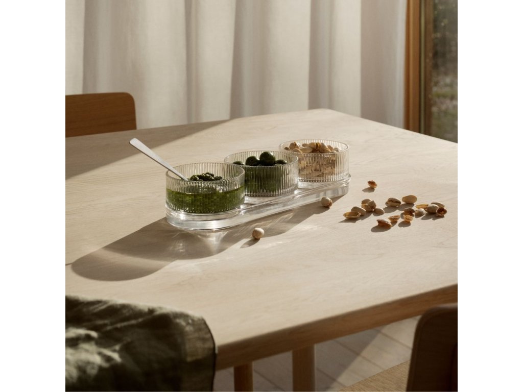 Stelton Tapasuppsättning PILASTRO 30 cm, klar, glas