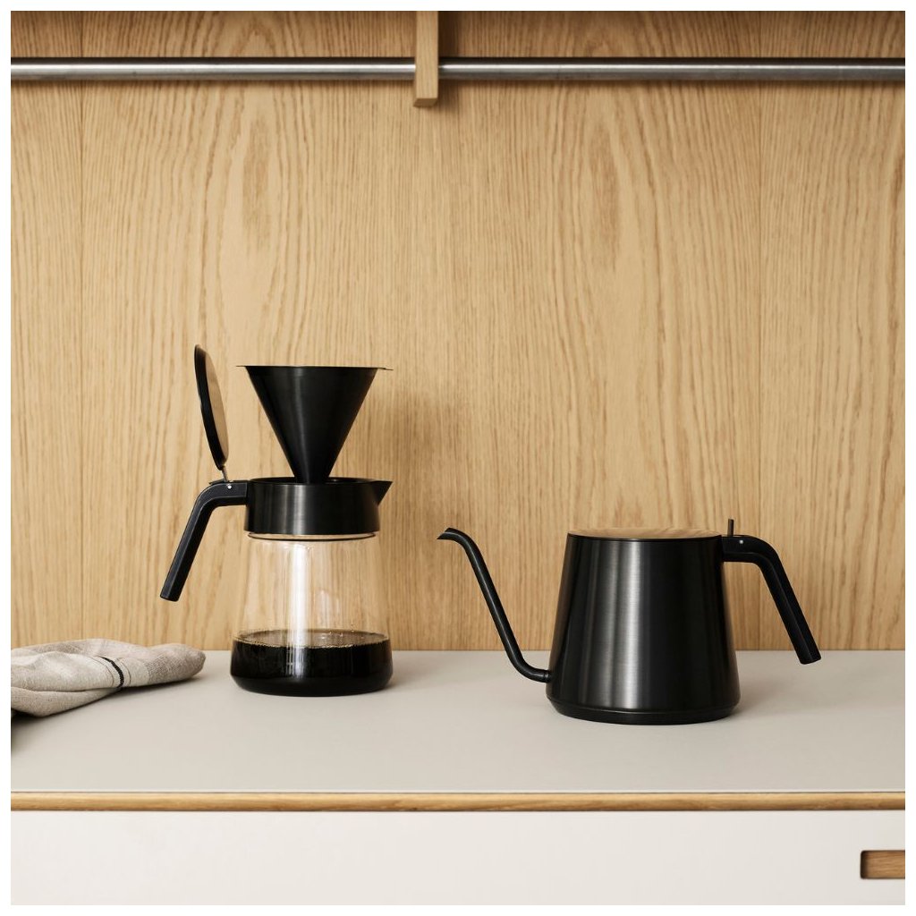 Stelton Vattenkokare NOHR 1,0 l, svart, rostfritt stål