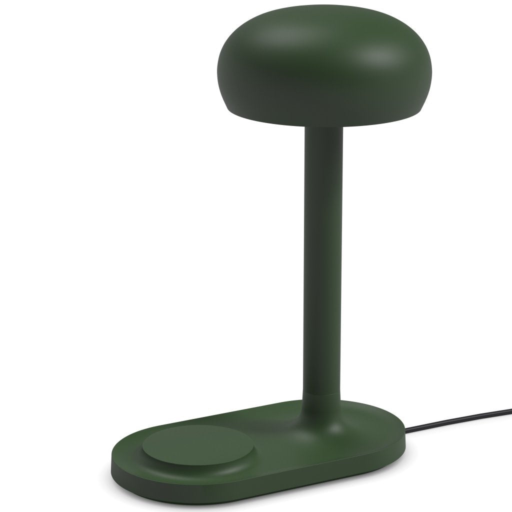 Eva Solo Bordslampa EMENDO 29 cm, med trådlös Qi-laddare, smaragdgrön Eva Solo