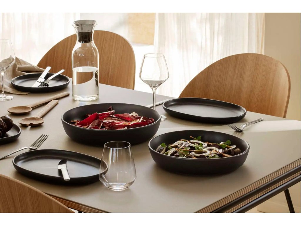 Eva Solo Salladsskål NORDIC KITCHEN 25 cm, svart, stengods