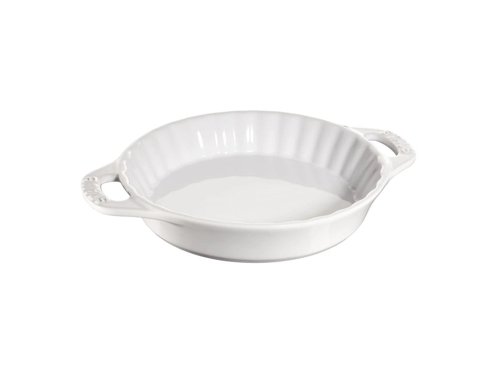 Staub Pajform 24 cm, vit, keramik