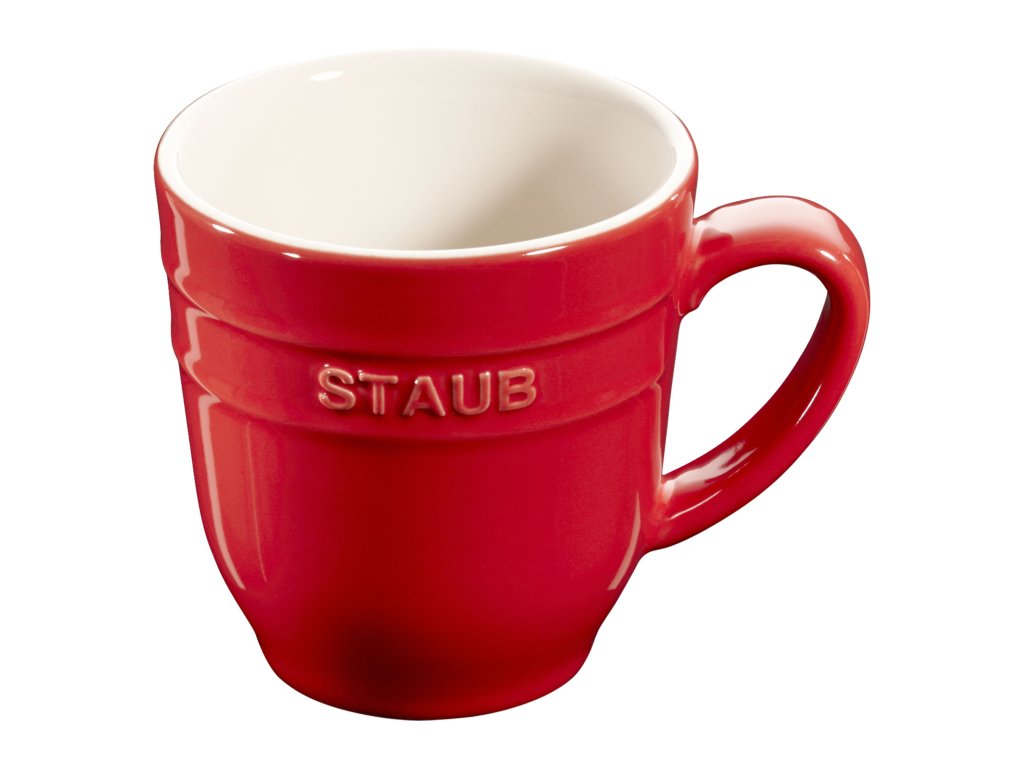 Staub Mugg 350 ml, röd, keramik