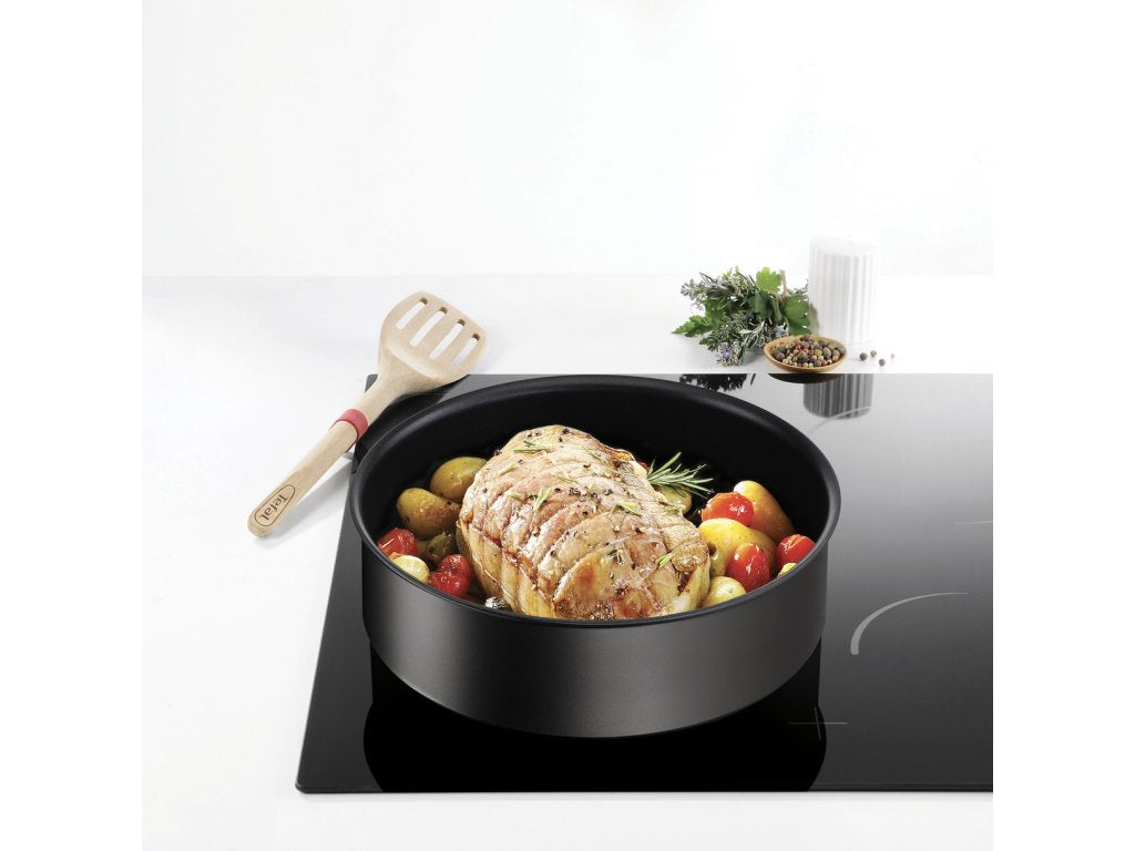 Tefal Kastrullset INGENIO ECO RESIST L3979202, set i 4, svart, aluminium