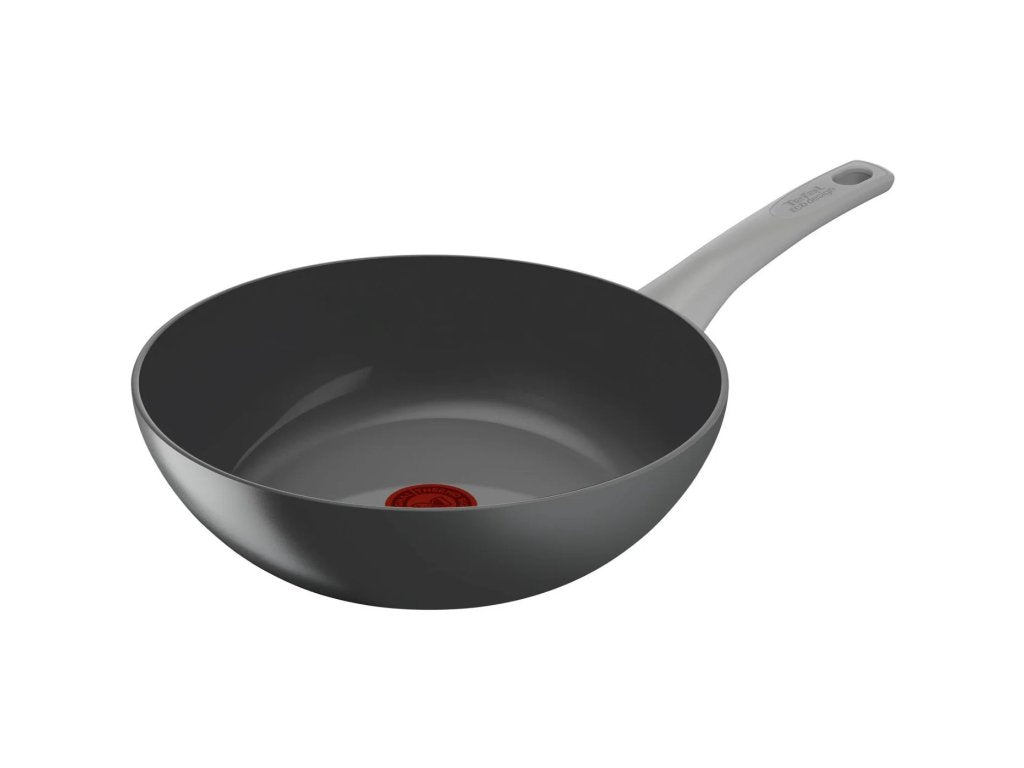 Tefal Wok RENEW ON C4271932 28 cm, grå, aluminium