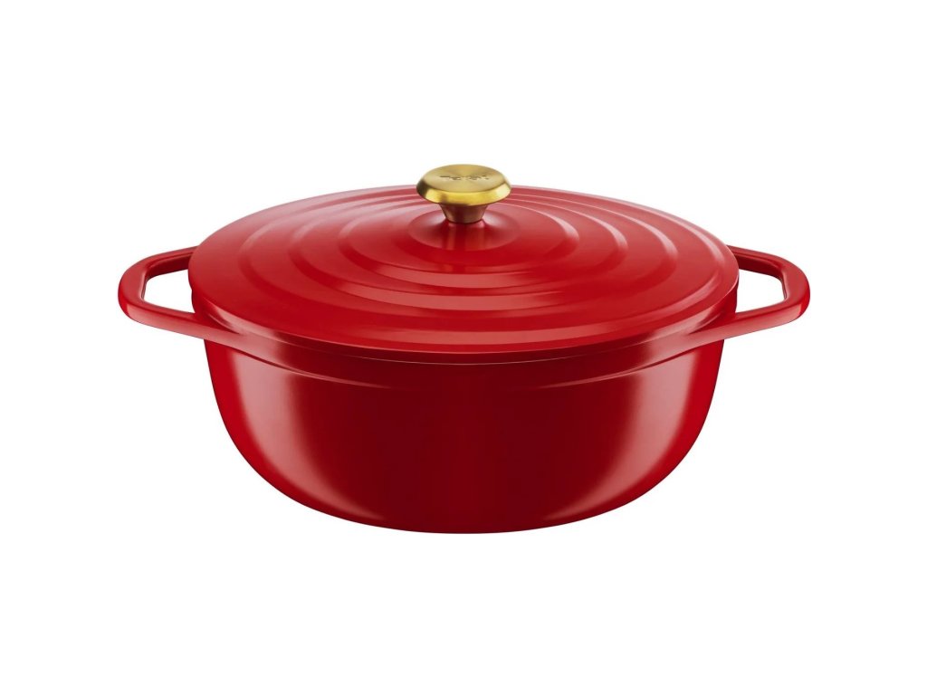 Tefal Gryta AIR E2548955 30 x 23 cm, 5,7 l, röd, aluminium