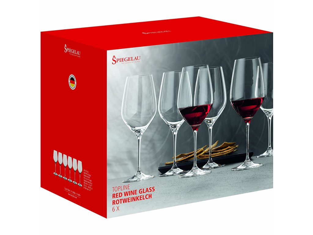 Spiegelau Rödvinsglas TOPLINE 810 ml, set i 6 delar