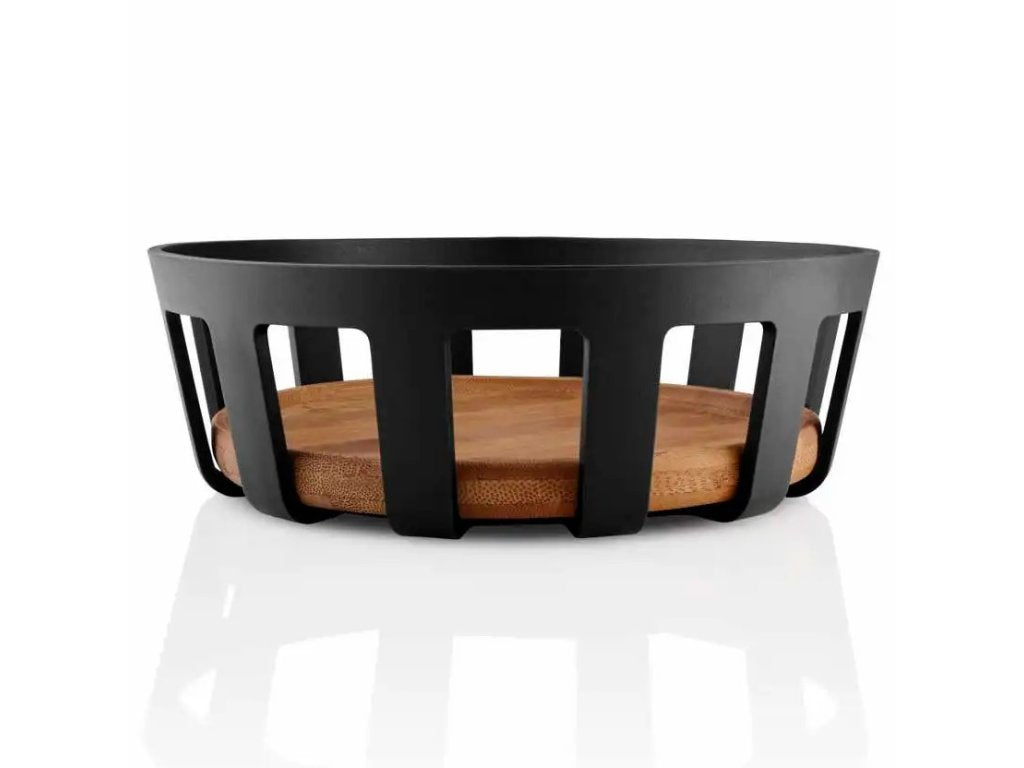 Eva Solo Brödkorg NORDIC KITCHEN 22 x 7 cm, svart, plast/bambu