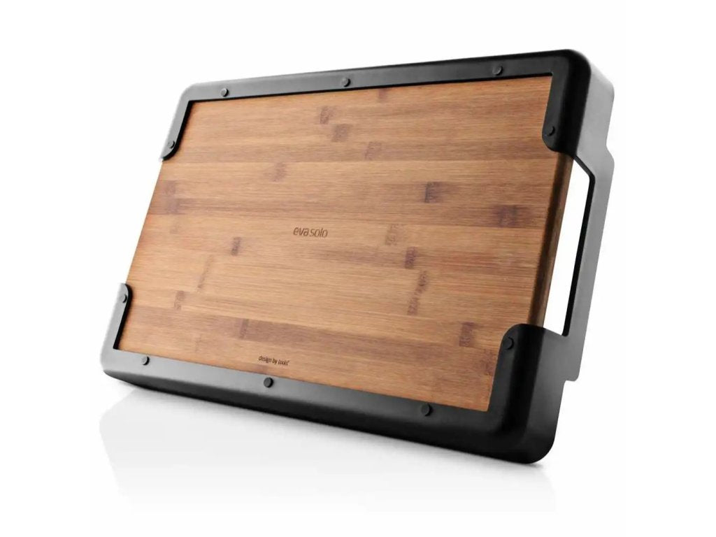 Eva Solo Serveringsbricka NORDIC KITCHEN 50 x 35 cm, svart, plast/bambu