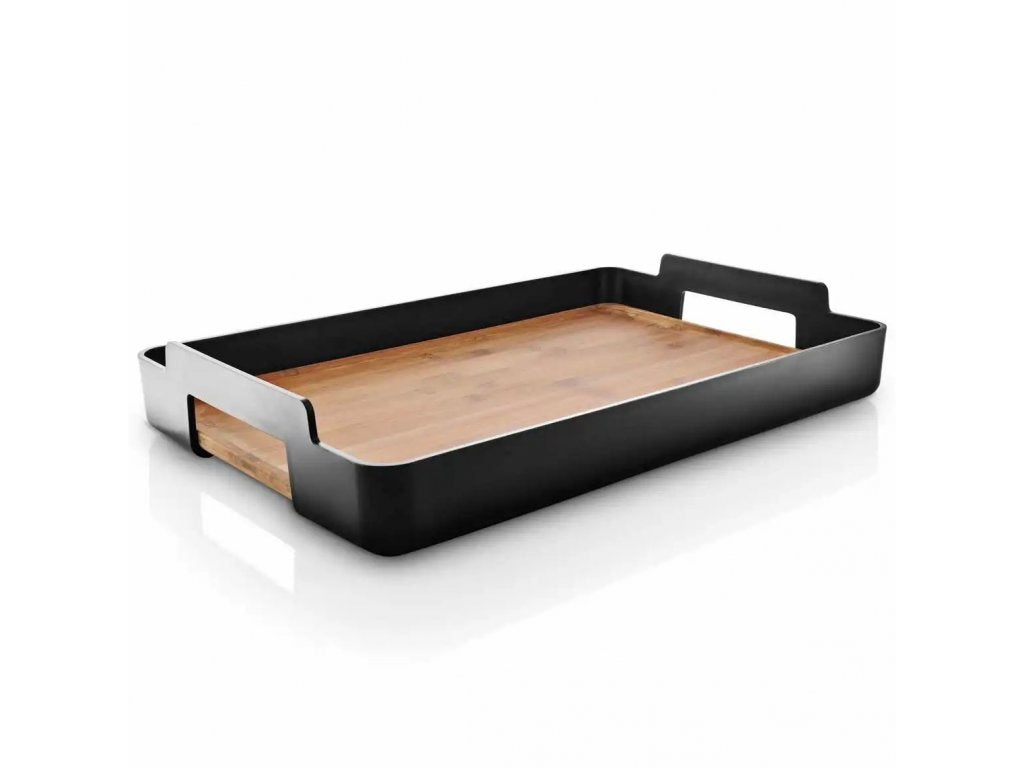 Eva Solo Serveringsbricka NORDIC KITCHEN 50 x 35 cm, svart, plast/bambu