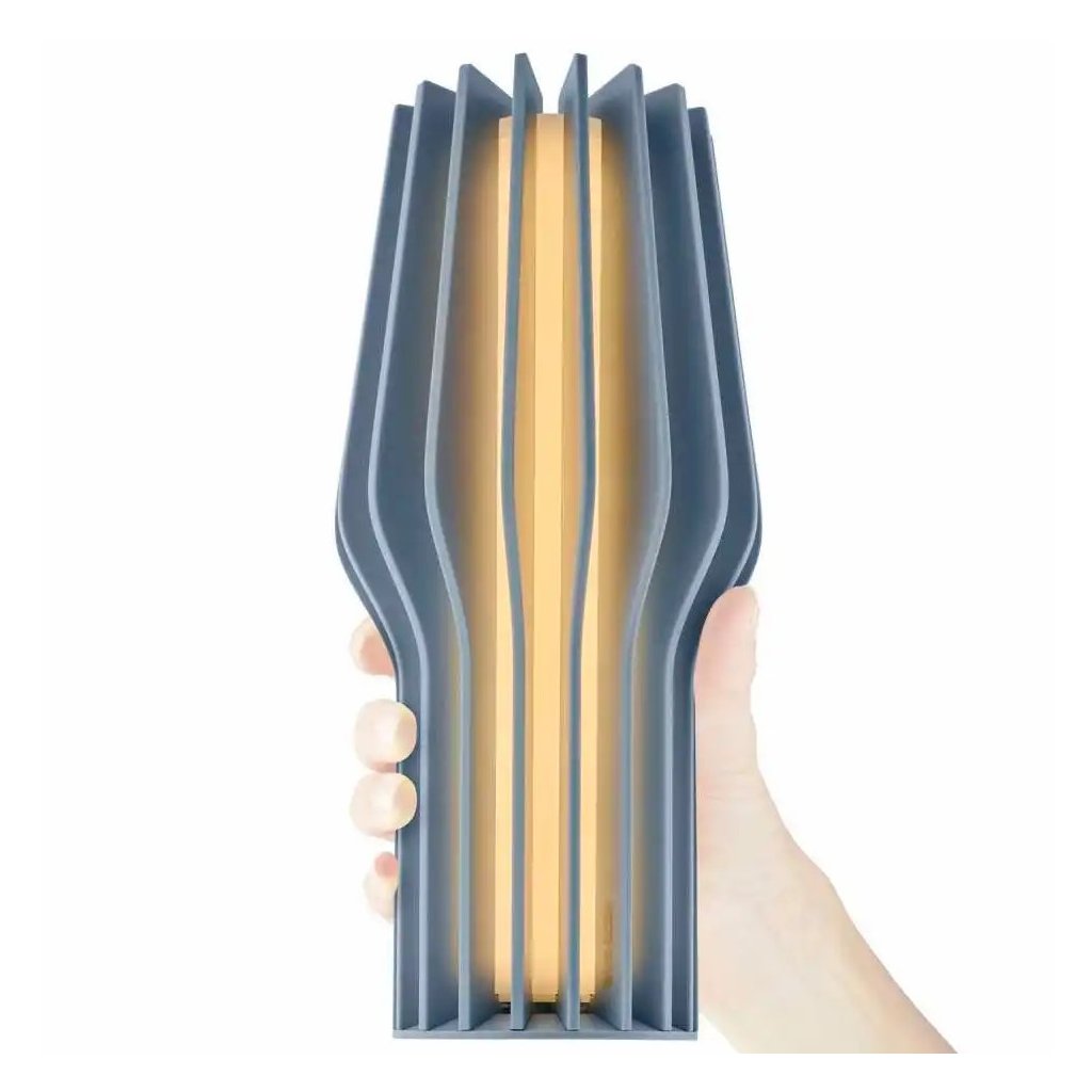 Eva Solo Bärbar bordslampa RADIANT 25 cm, LED, dammig blå, plast