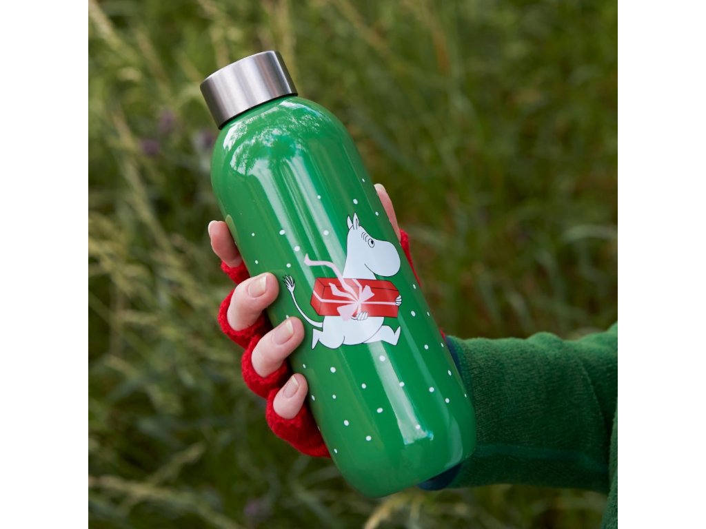 Stelton Termosflaska TO GO CLICK MOOMIN PRESENT 750 ml, grön