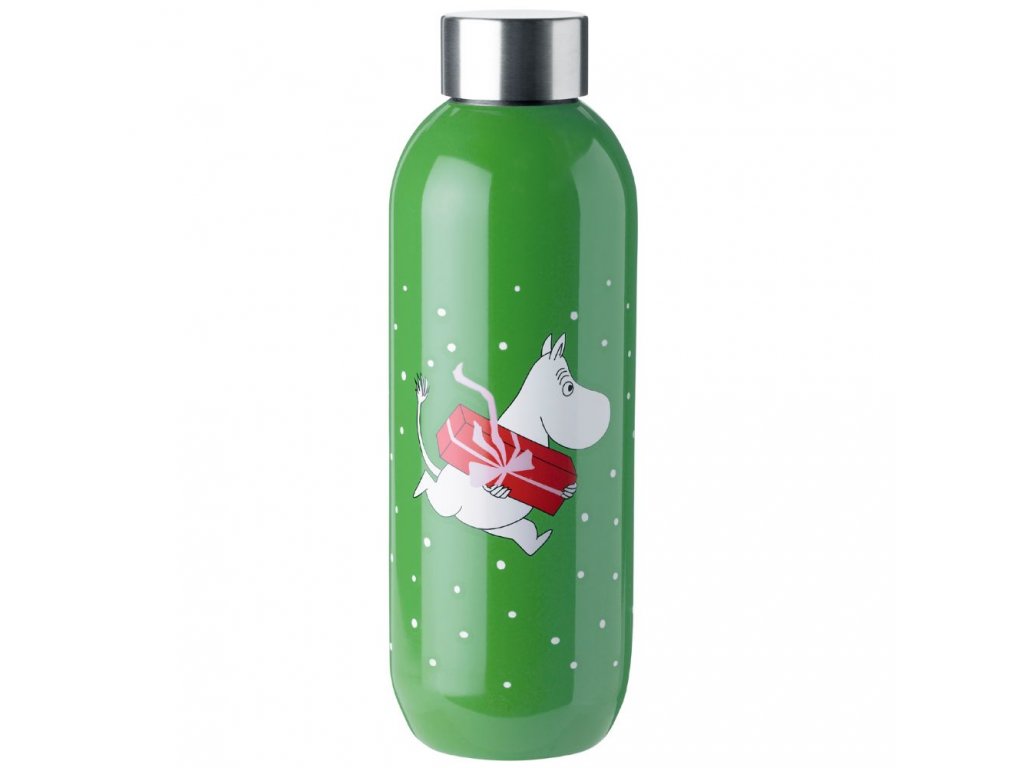 Stelton Termosflaska TO GO CLICK MOOMIN PRESENT 750 ml, grön