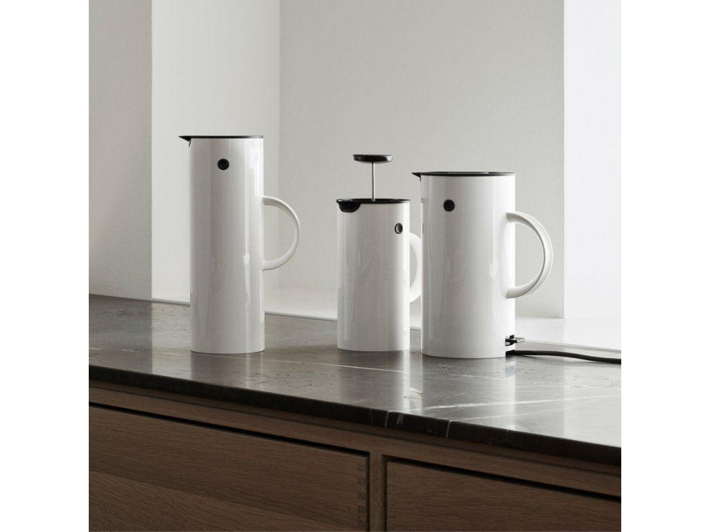 Stelton Kaffepress EM77 1 l, vit