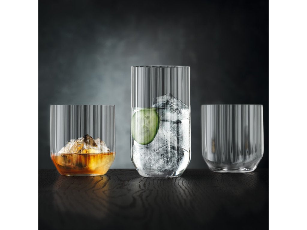 Spiegelau Drinkglas LINEAR 445 ml, set i 4 delar, klart