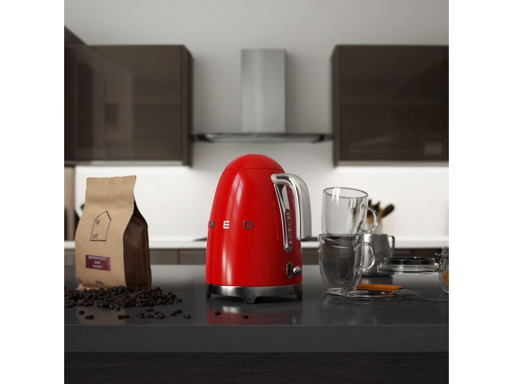 Smeg Elektrisk vattenkokare KLF03RDEU 1,7 l, röd