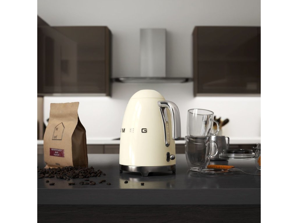Smeg Elektrisk vattenkokare KLF03CREU 1,7 l, gräddvit