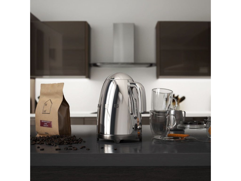 Smeg Elektrisk vattenkokare KLF03SSEU 1,7 l, krom