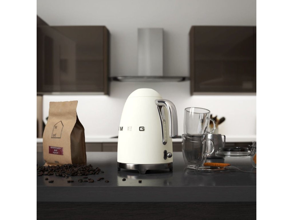 Smeg Elektrisk vattenkokare KLF03WHMEU 1,7 l, matt vit
