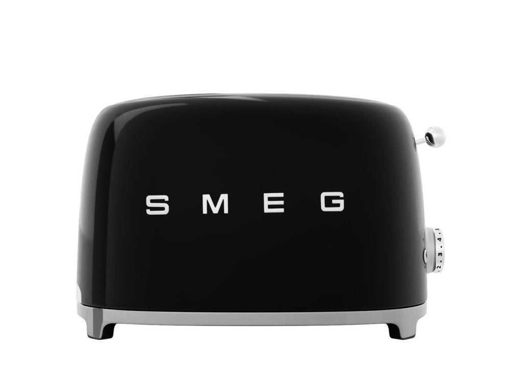 Smeg Brödrost TSF01BLEU, 2 skivor, svart