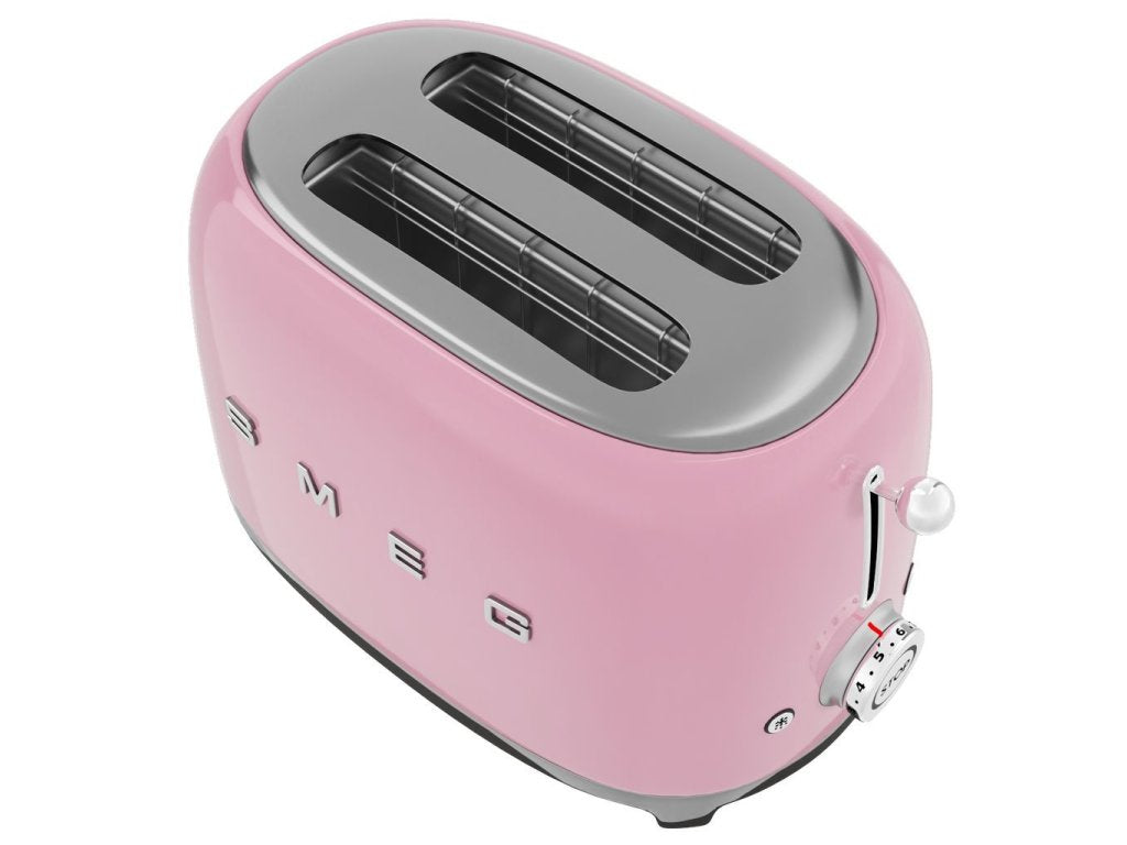 Smeg Brödrost TSF01PKEU, 2 skivor, pastellrosa