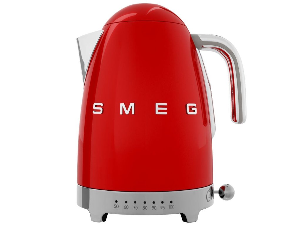 Smeg Vattenkokare med temperaturkontroll KLF04RDEU 1,7 l, röd