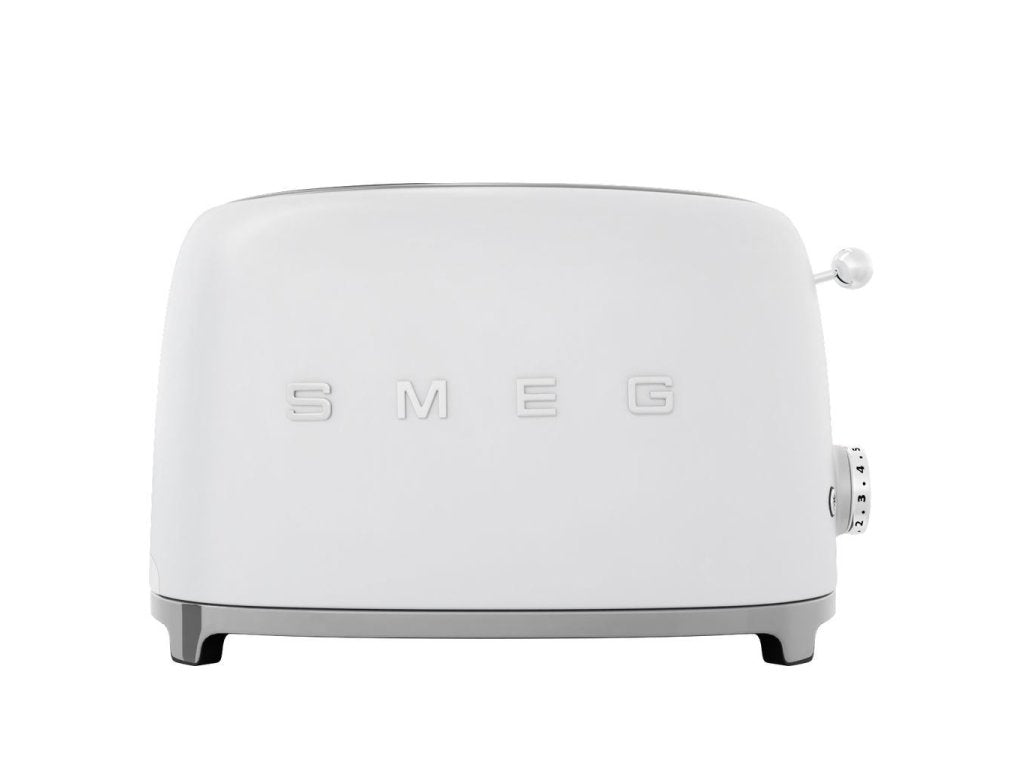 Smeg Brödrost TSF01WHMEU, 2 skivor, matt vit