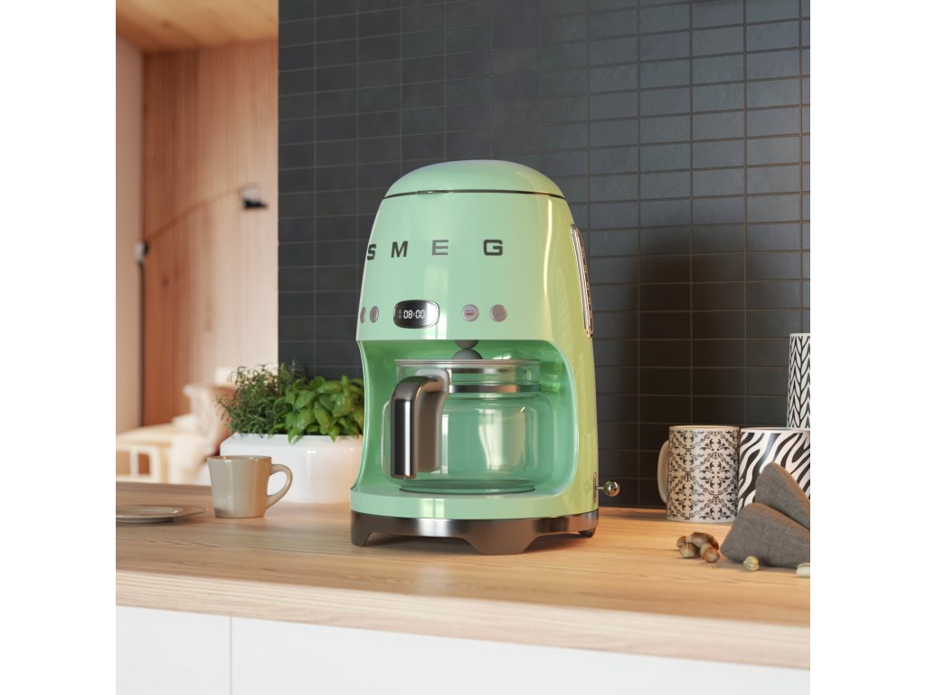 Smeg Kaffebryggare 50'S STYLE DCF02PGEU, pastellgrön