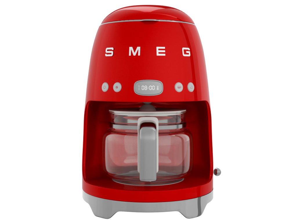 Smeg Kaffebryggare 50'S STYLE DCF02RDEU, röd