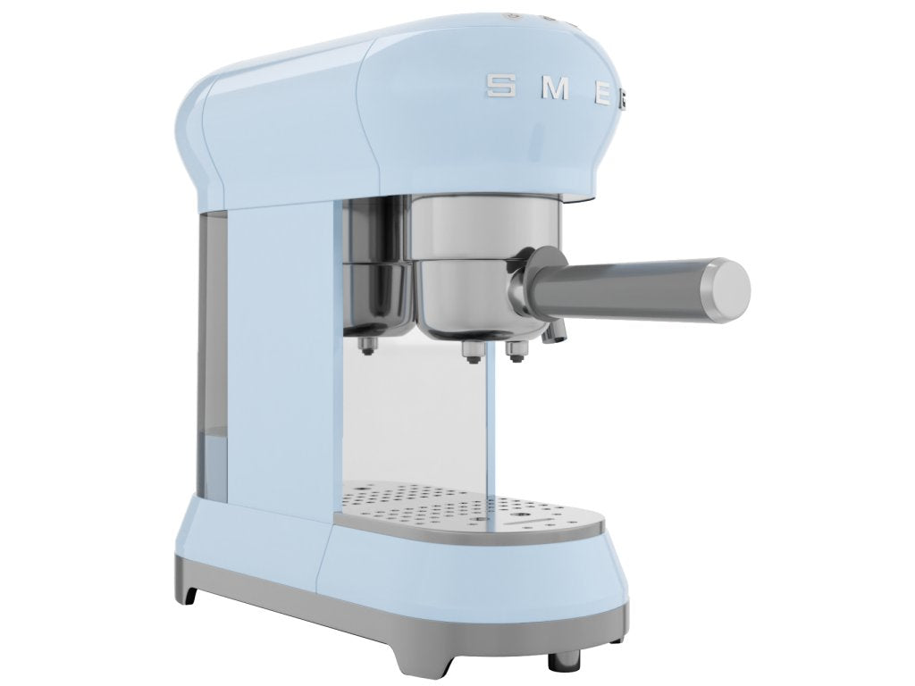 Smeg Halvautomatisk kaffemaskin 50'S STYLE ECF01PBEU, pastellblå