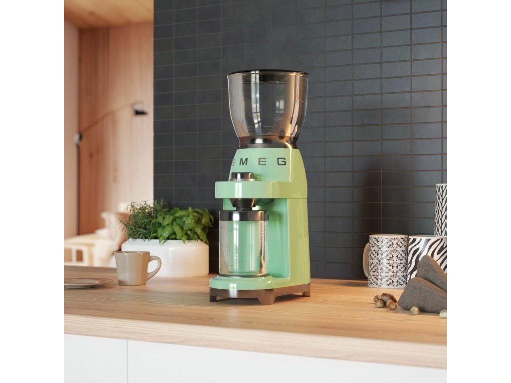 Smeg Kaffekvarn 50'S STYLE CGF01PGEU, pastellgrön