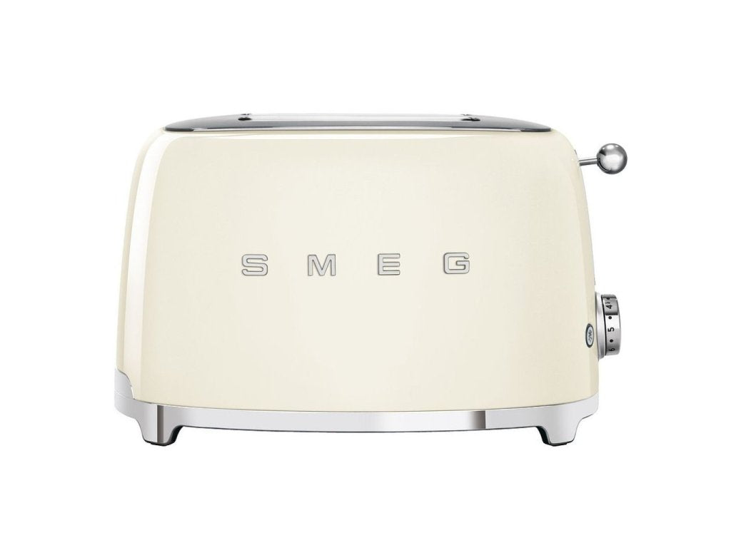 Smeg Brödrost TSF01CREU, 2 skivor, gräddfärgad